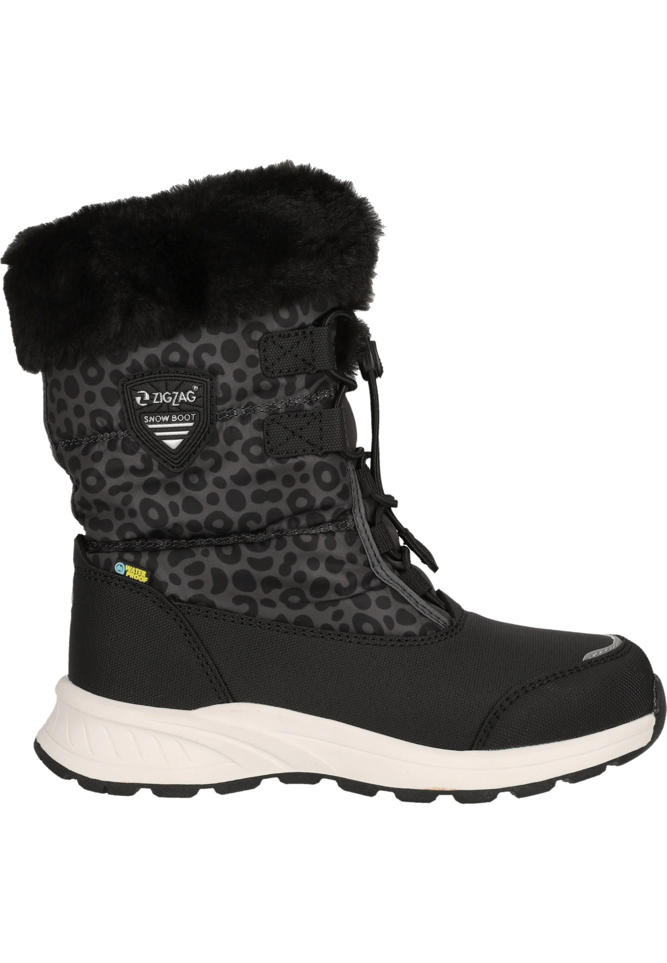 ZigZag Snow Boots 'Wesend' in Black