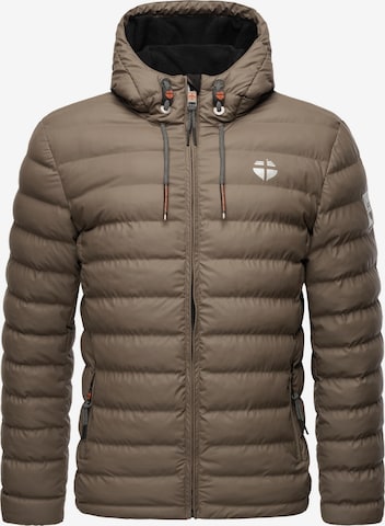 Veste d’hiver 'Zaharoo' STONE HARBOUR en marron : devant