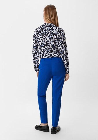 COMMA Bluse in Schwarz: Rückseite