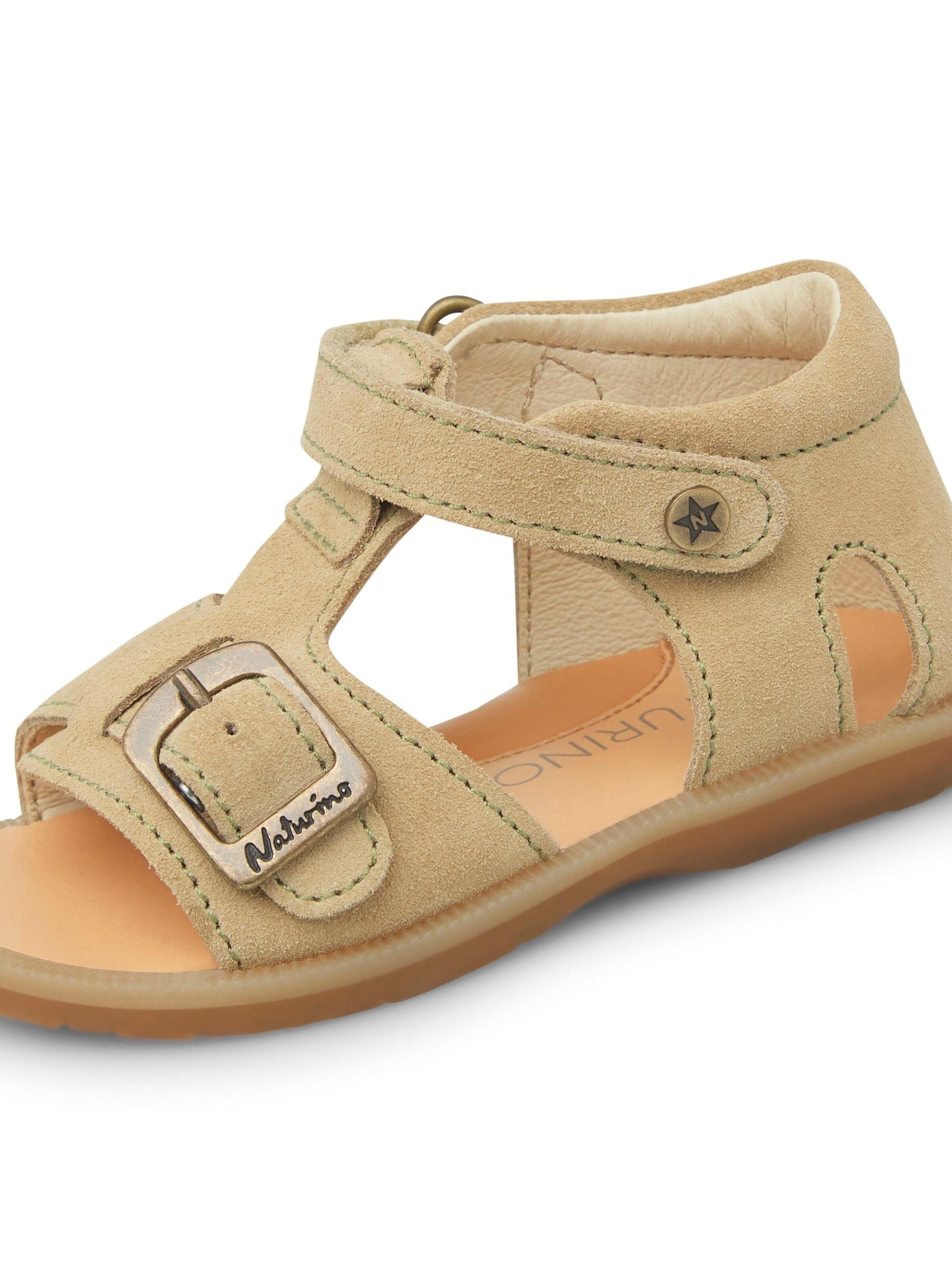 NATURINO Open schoenen 'QUARZO' in Beige: voorkant