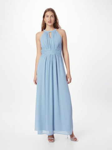 VILA فستان سهرة بلون أزرق: الأمام
