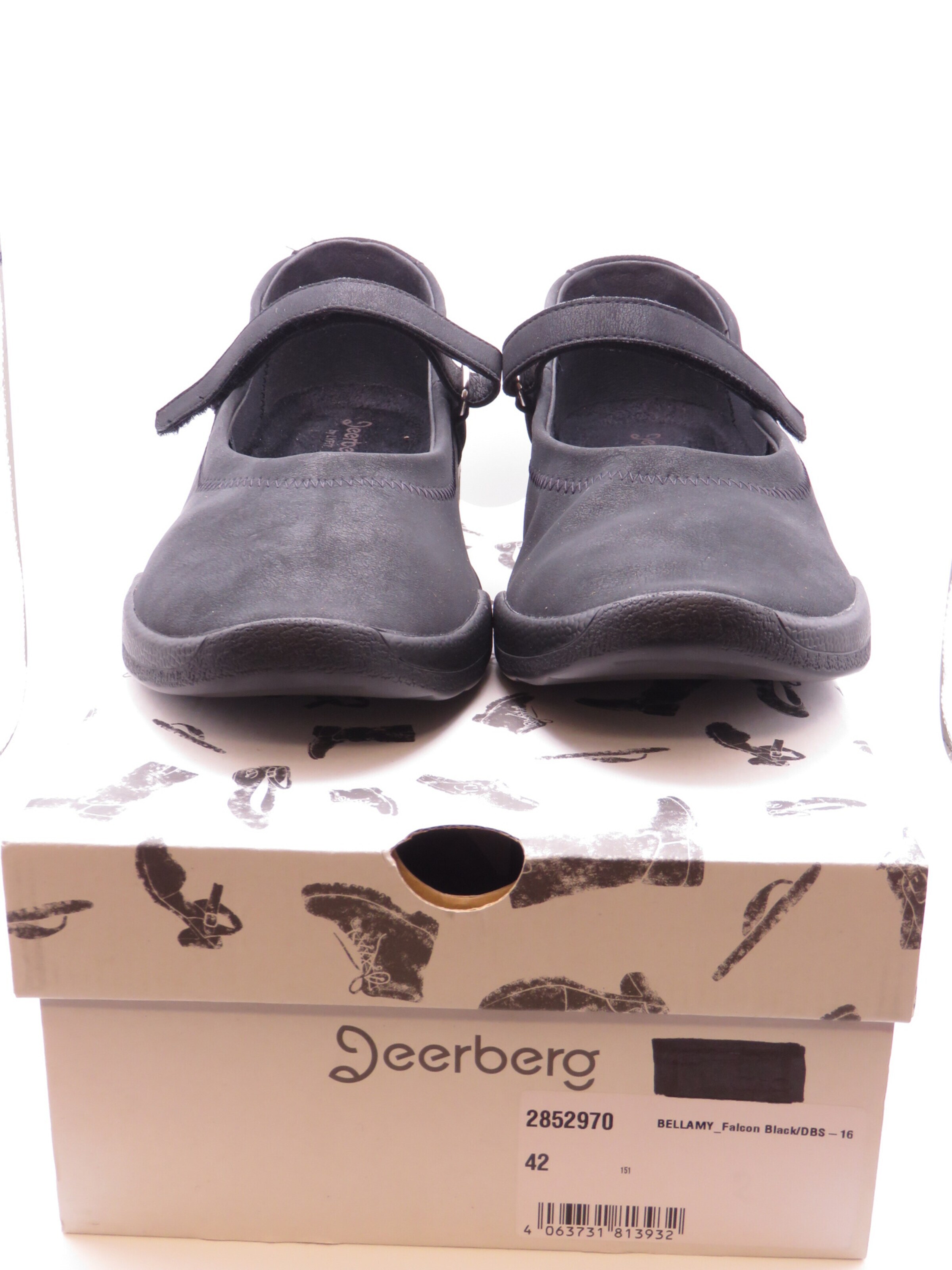 Deerberg - Bailarinas con hebilla 'Bellamy' en negro