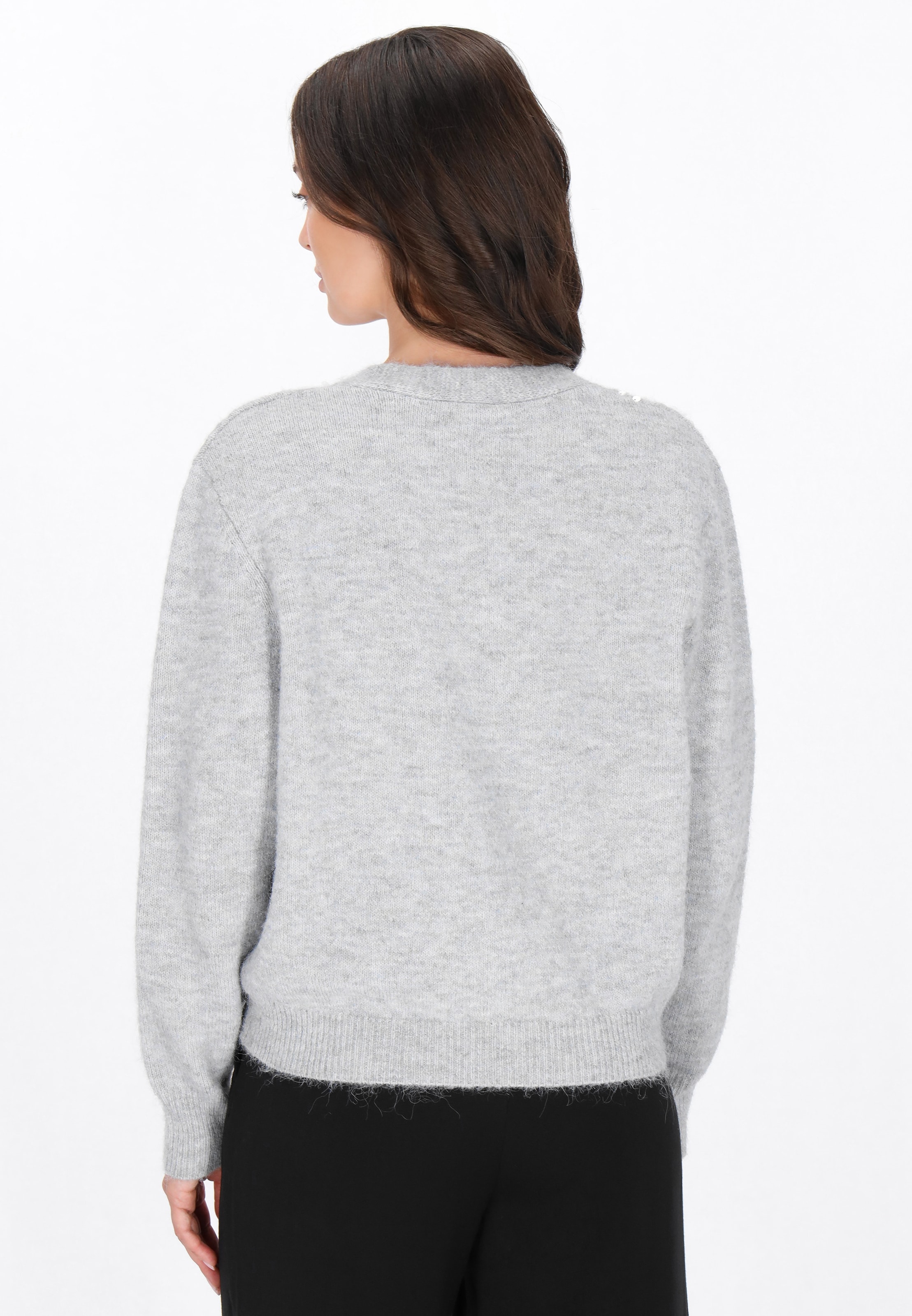 FELIPA Knit cardigan in Grey