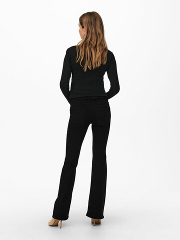 Only Maternity Flared Jeans i sort