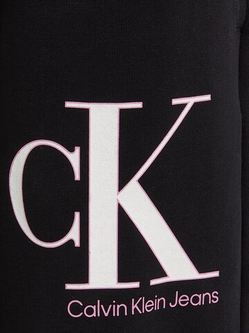 Calvin Klein Jeans Loosefit Kalhoty – černá