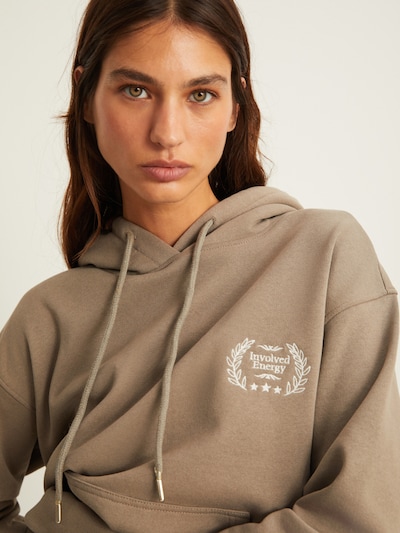 Grimelange Sweatshirt i brokad / vit, Produktvy