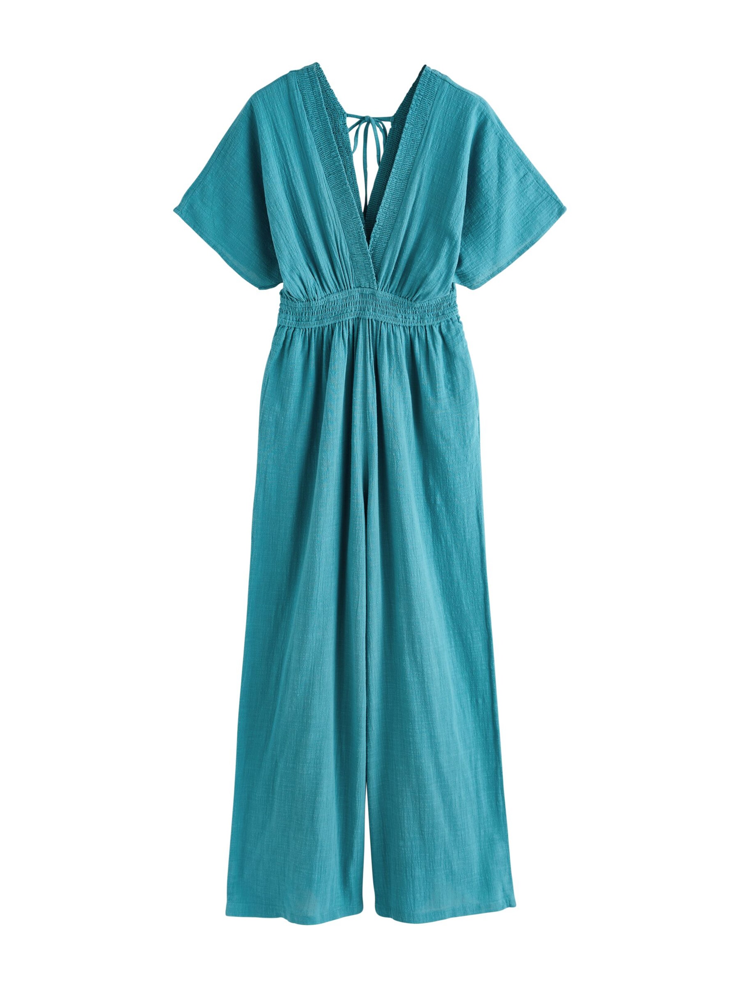 Next Overal – modrá: přední strana