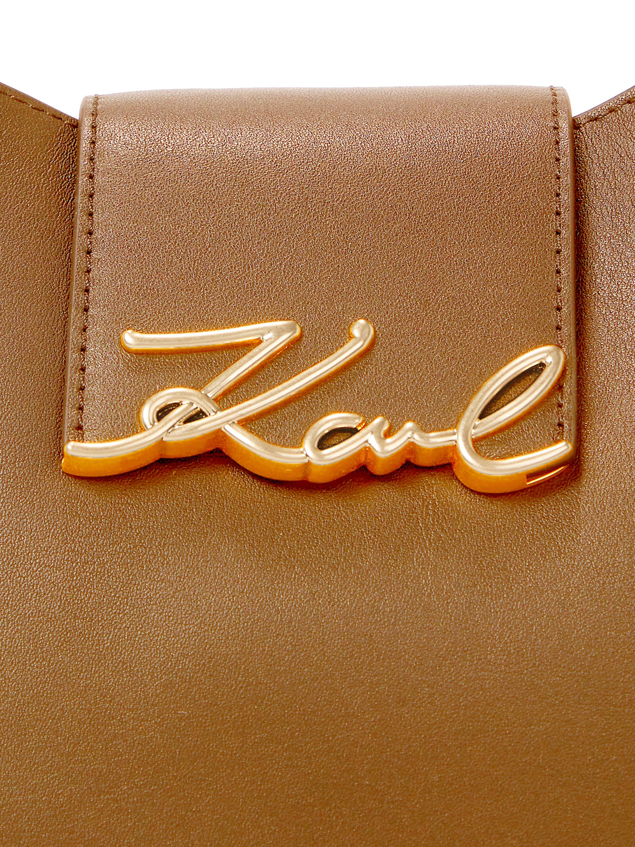 Karl Lagerfeld Schultertasche in Braun