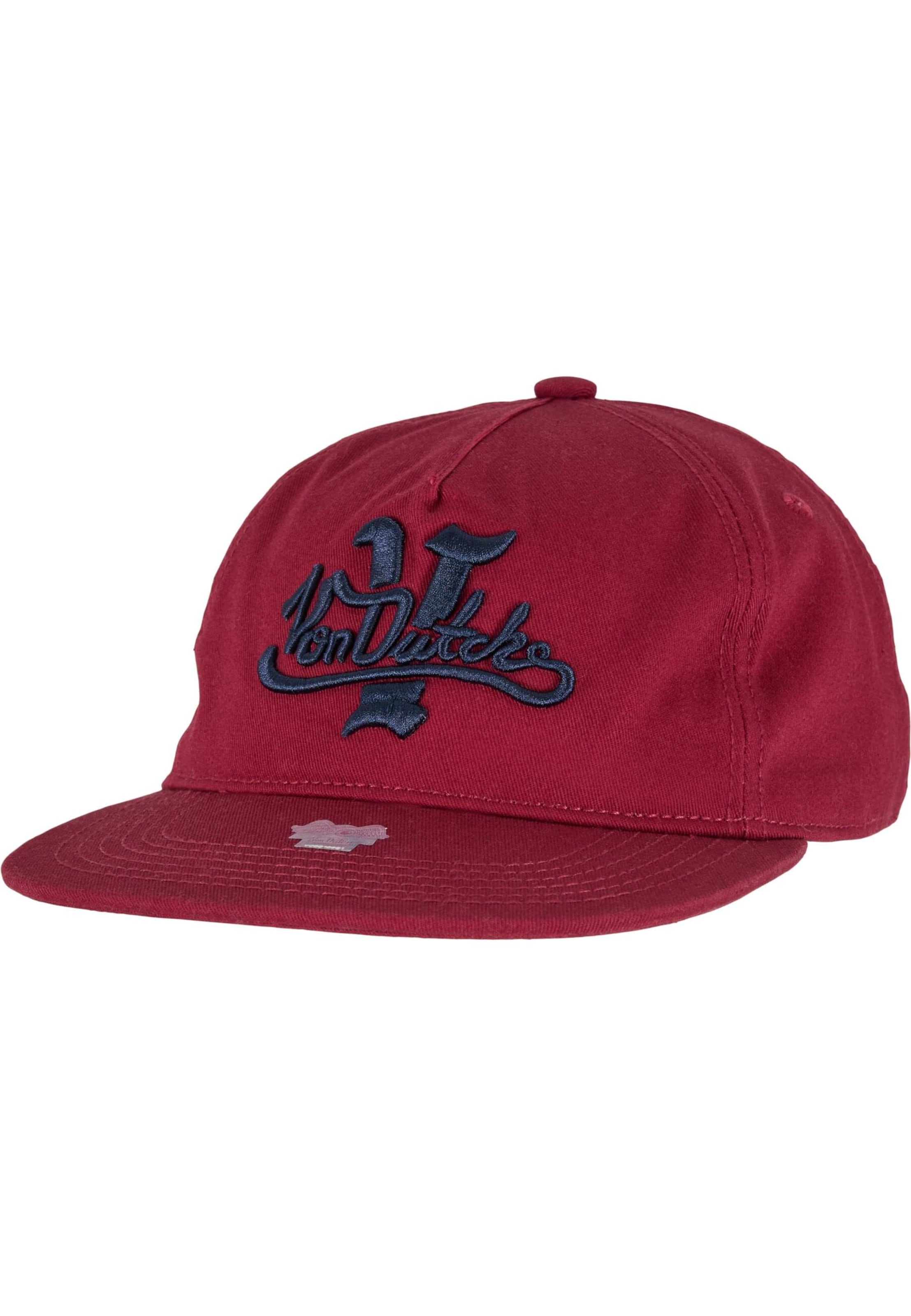 Cappello da baseball 'Unstr Sb Utica' di Von Dutch Originals in rosso: frontale