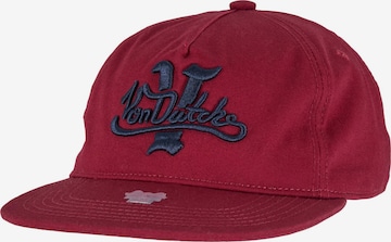 Casquette 'Unstr Sb Utica' Von Dutch Originals en rouge : devant