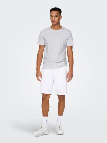 Only & Sons Regular Chino Pants 'Mark' in White