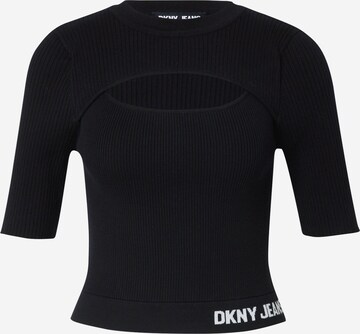 DKNY Pulóver - fekete: elől