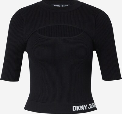 Pulover DKNY pe negru / alb, Vizualizare produs