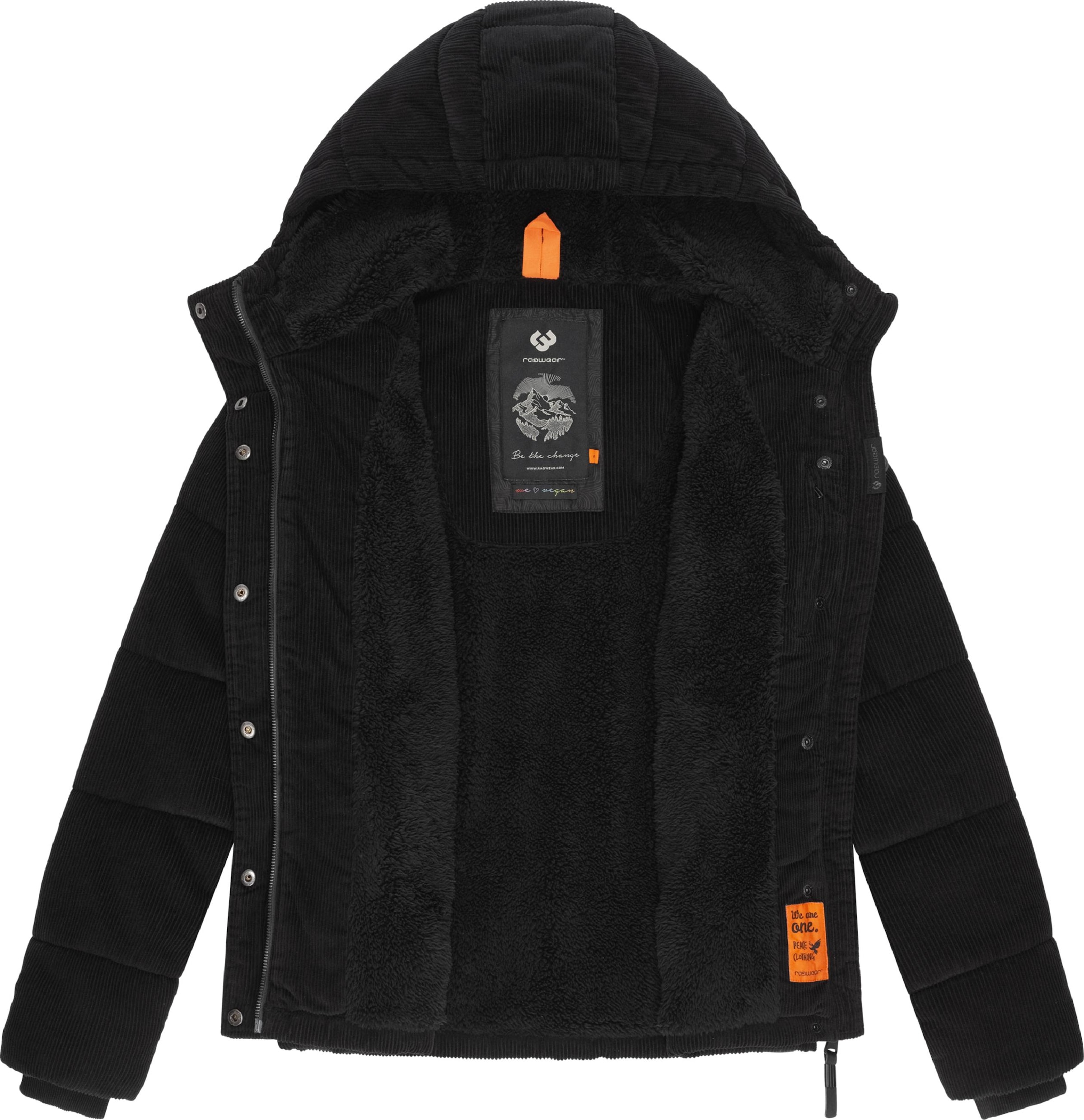 Ragwear Winter jacket 'Wuggys' in Black