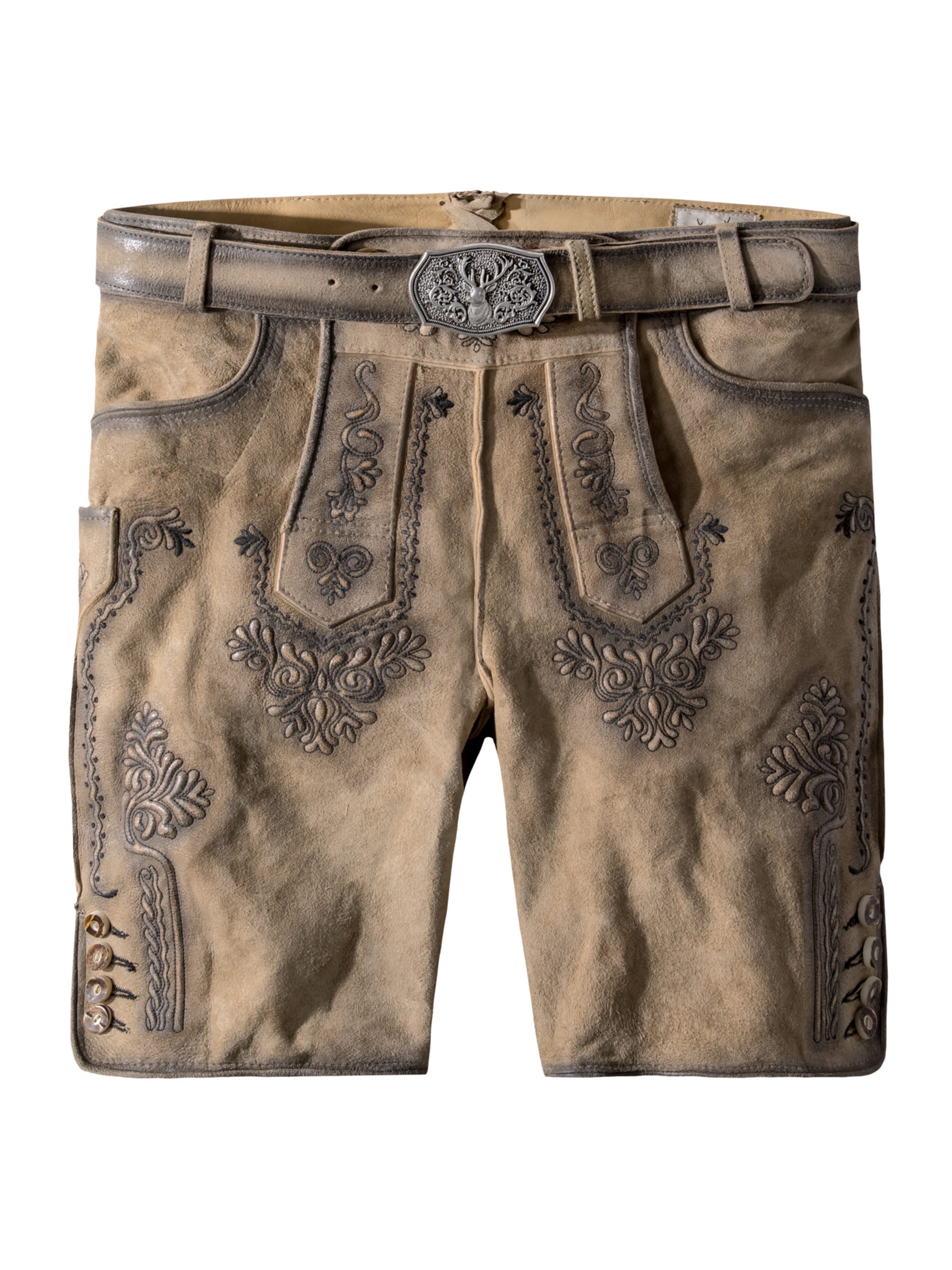 STOCKERPOINT Regular Trachtenhose 'Artur' in Braun: Vorderseite