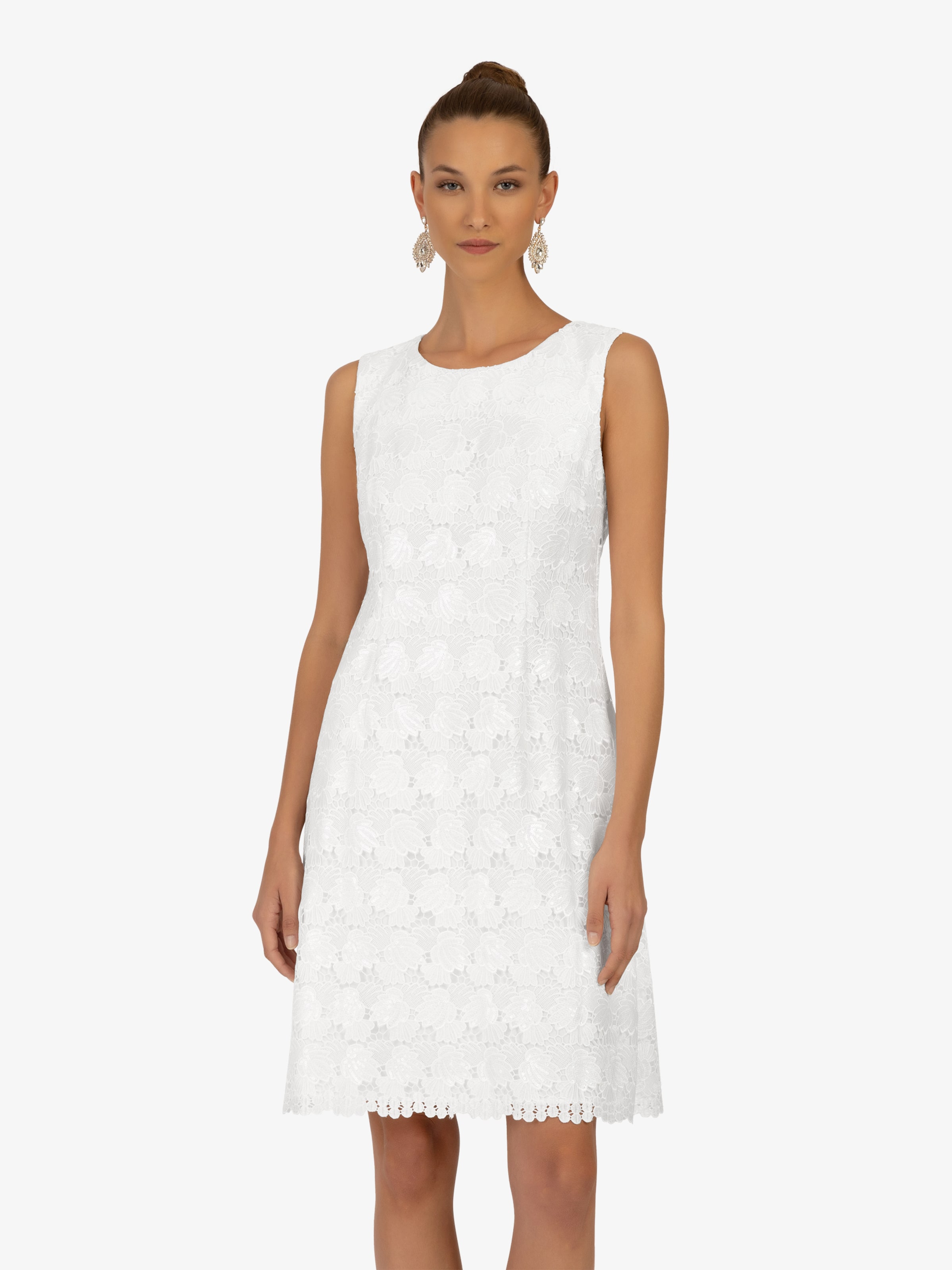 Lace white sundress shop