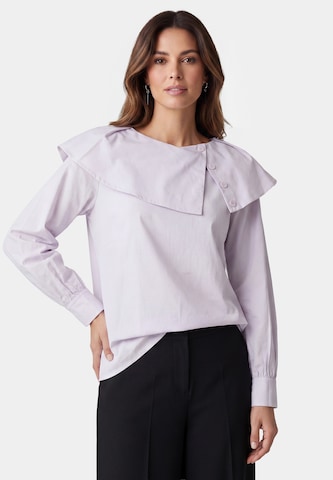 Usha - Blusa en lila: frente