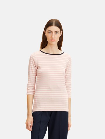 TOM TAILOR Shirt in Pink: front