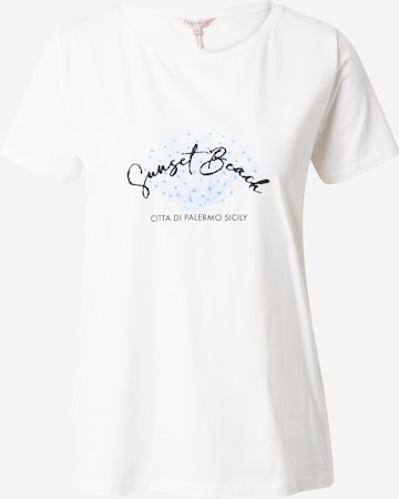 Esqualo T-Shirt "Sunset Beach"' in Weiß: predná strana