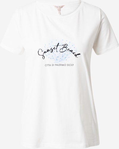 Esqualo T-Shirt "Sunset Beach"' in hellblau / schwarz / offwhite, Produktansicht