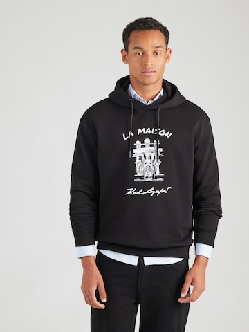 Karl Lagerfeld - Sweatshirt em preto: frente