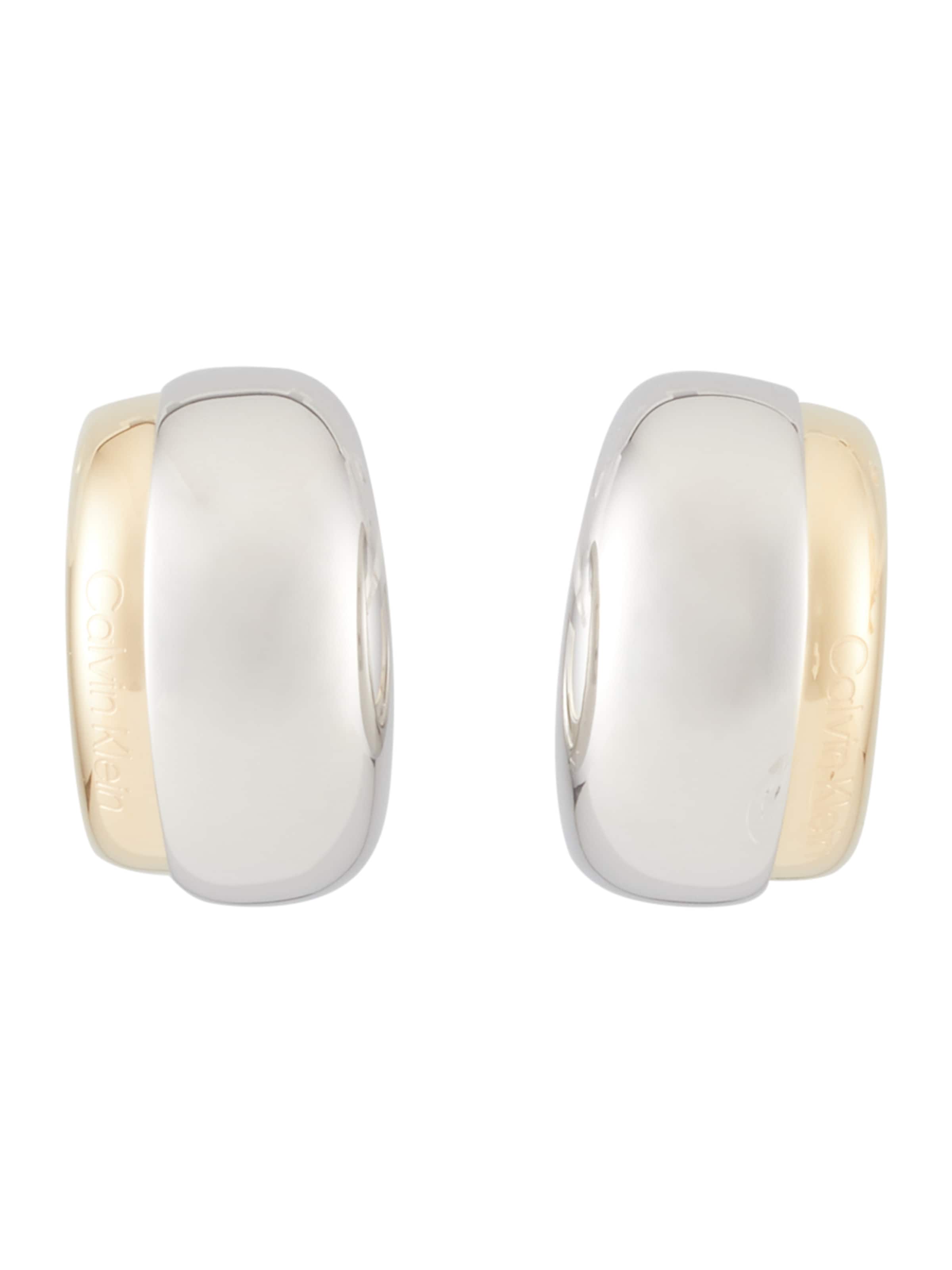 sudrabs Calvin Klein Auskari 'REFINE': no priekšpuses