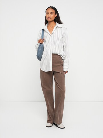 Samsøe Samsøe Wide leg Trousers 'Salot' in Grey