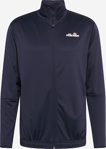 ELLESSE Regular fit Athletic Zip-Up Hoodie 'Marzo' in Blue: front