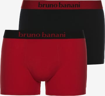 BRUNO BANANI Boxershorts in Rot: front