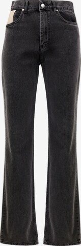 TOPTOP STUDIO Wide Leg Jeans in Schwarz: predná strana