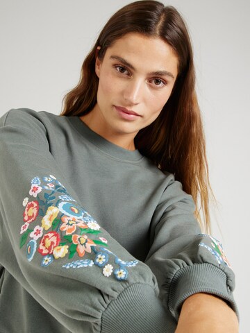ONLY Sweatshirt 'ONLBrooke' i grøn
