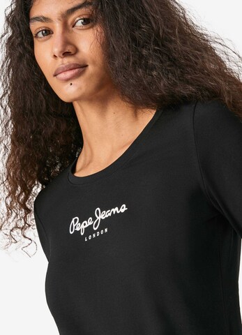 Pepe Jeans Shirts 'New Verginia' i sort