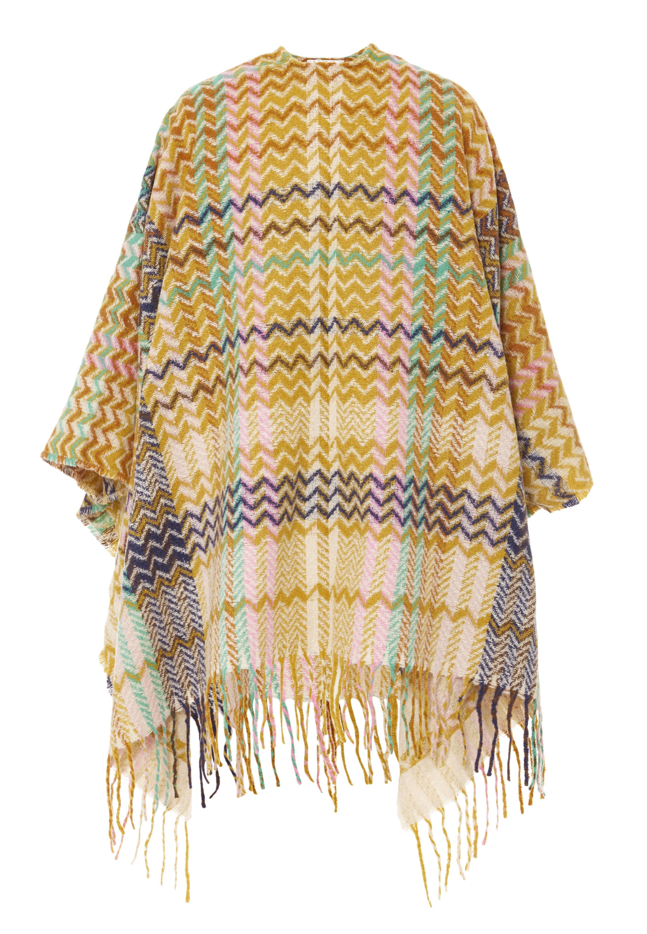 Gaya Cape in Mischfarben: Vorderseite