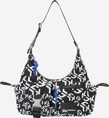 juoda KARL LAGERFELD JEANS Rankinė ant peties 'STREET': priekis