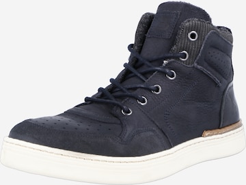 BULLBOXER Sneakers hoog in Blauw: voorkant