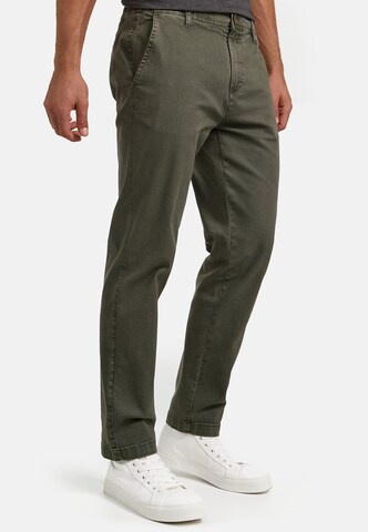 INDICODE JEANS Regular Chino 'Gabrin' in Groen