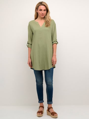 Cream Tunic 'Venta' in Green