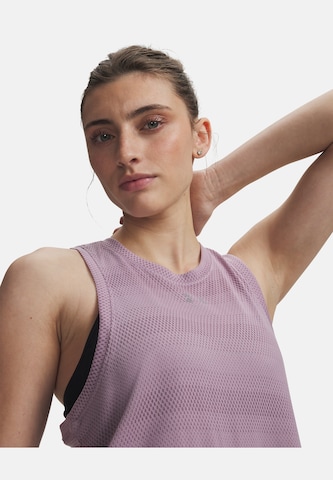 UNDER ARMOUR Sporttop 'Velociti' in Roze