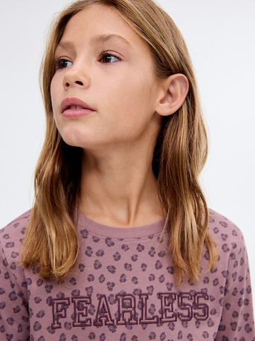 MANGO KIDS Shirt 'FEAR' in Pink