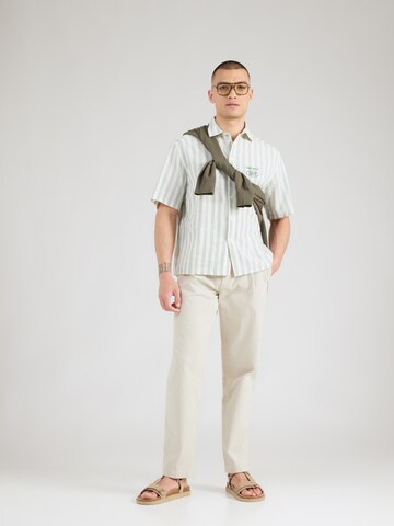 BOSS Regular Bandplooibroek in Beige