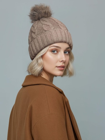 Neverless Mütze 'Caren' in Beige