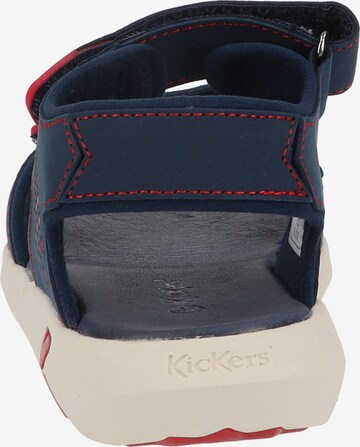 Chaussures ouvertes Kickers en bleu