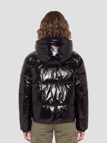 Schott NYC Wintermantel in Schwarz