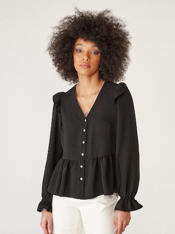 NAF NAF Blouse 'Homar' in Black: front