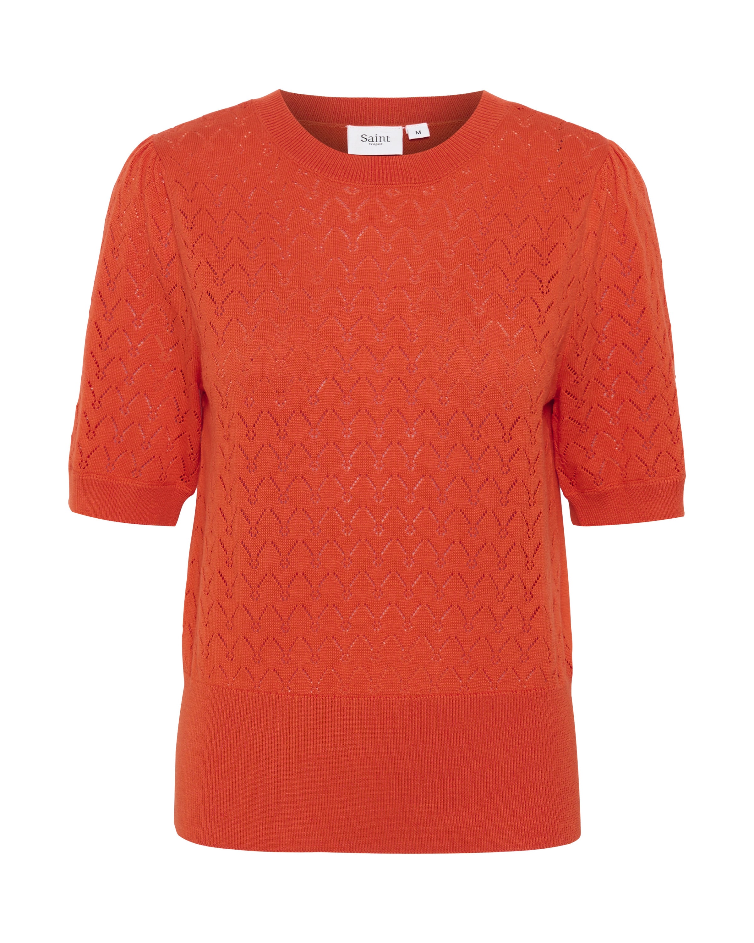 SAINT TROPEZ Pullover 'KarnaSZ' in Orange: Vorderseite