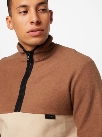 Rotholz Sweatshirt 'Divided' in Beige