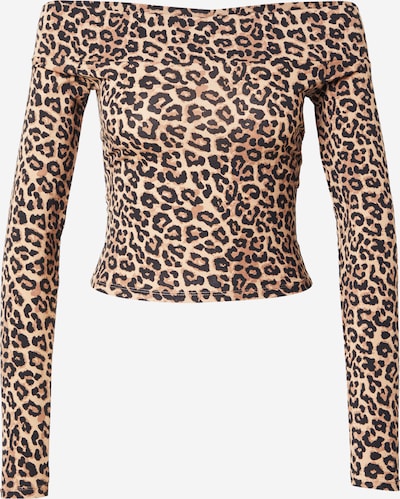 studioselect Camiseta 'Giulia' en beige / camelo / negro, Vista del producto