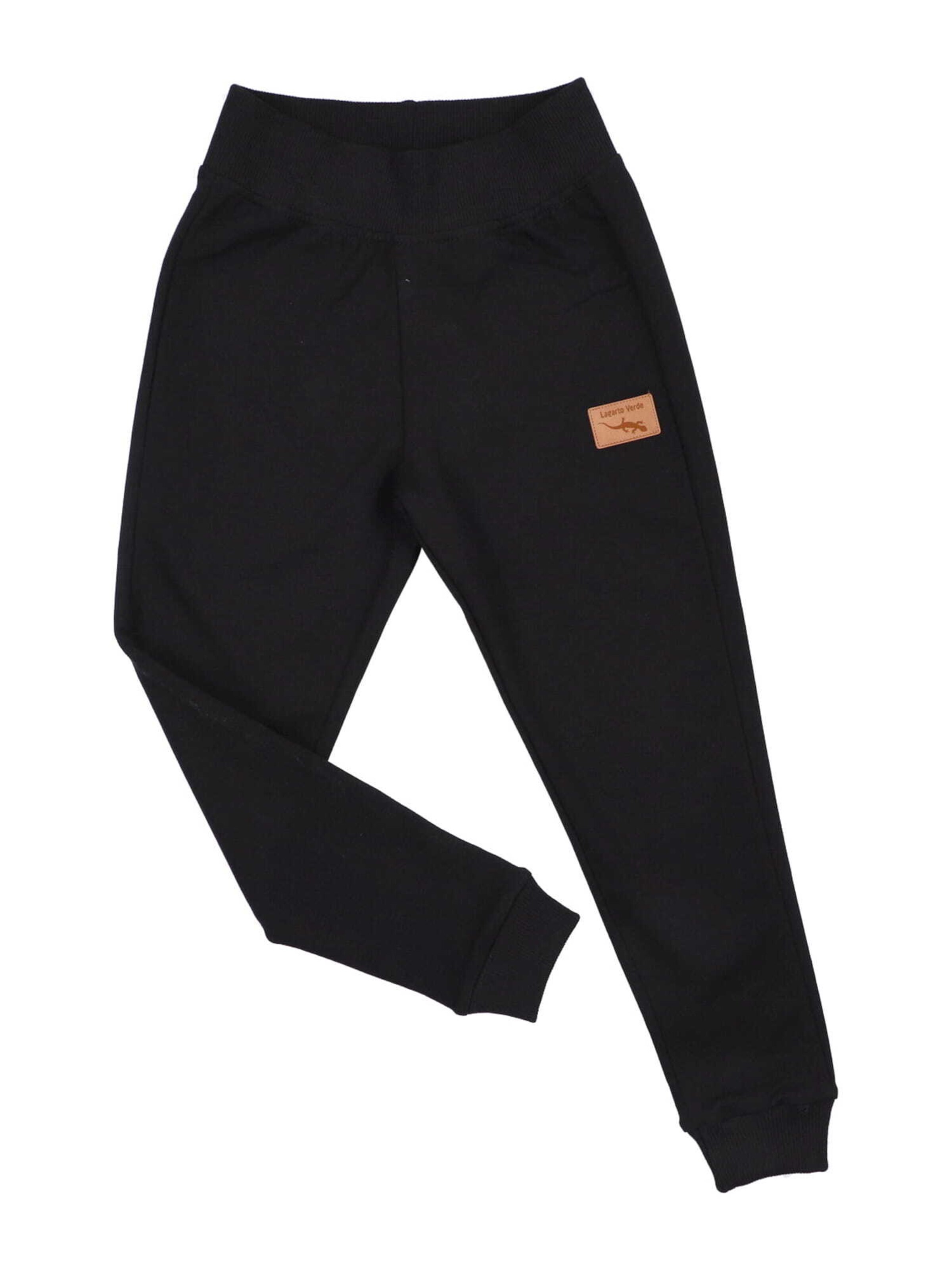 Lagarto Verde Regular Hose in Schwarz