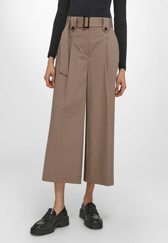 Basler Boot cut Pants in Brown: front