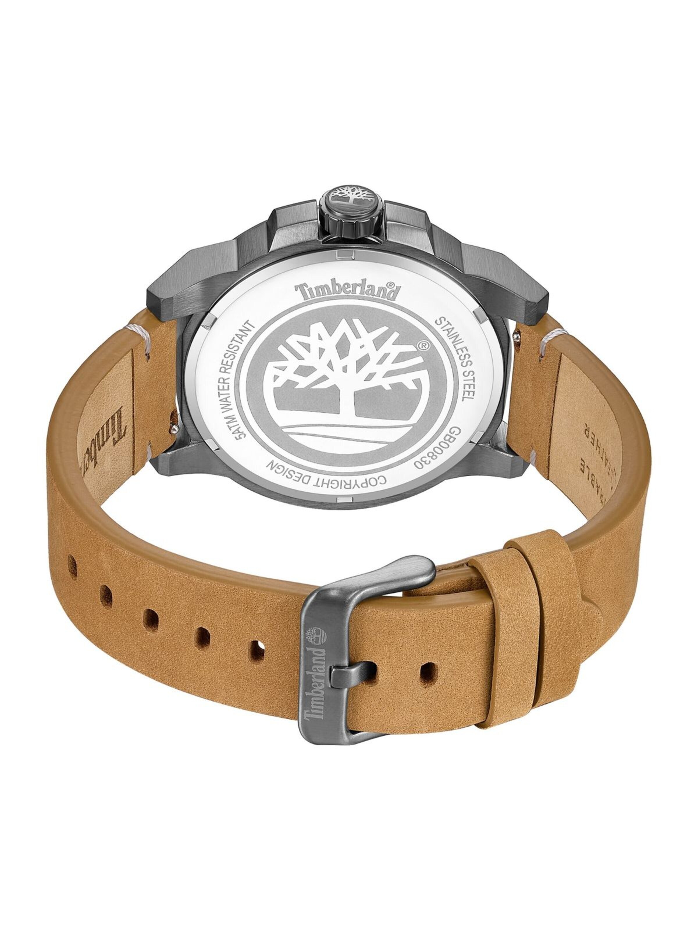 TIMBERLAND Analogové hodinky 'Date watch Mohegan' – šedá